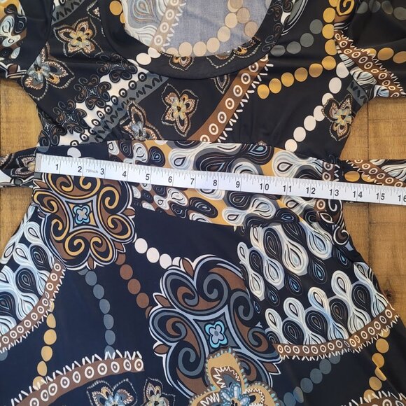 Charlotte Russe Multi-Colored Pattern Midi Dress - S - Picture 11 of 11